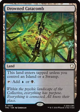 Drowned Catacomb (Surge Foil) (TRC-525) [Commander: Star Trek] Foil