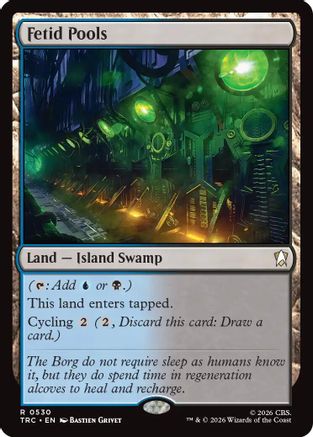 Fetid Pools (Surge Foil) (TRC-530) [Commander: Star Trek] Foil