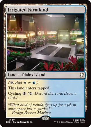 Irrigated Farmland (Surge Foil) (TRC-538) [Commander: Star Trek] Foil