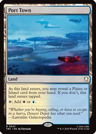 Port Town (Surge Foil) (TRC-547) [Commander: Star Trek] Foil
