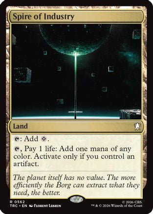 Spire of Industry (Surge Foil) (TRC-562) [Commander: Star Trek] Foil