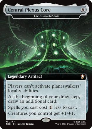 Central Plexus Core - The Immortal Sun (Extended Art) (TRC-347) [Commander: Star Trek]
