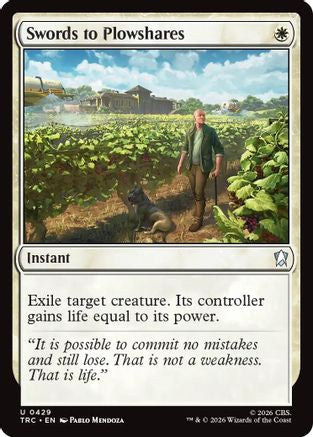 Swords to Plowshares (TRC-429) [Commander: Star Trek]