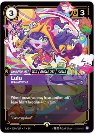 (110a/167) Lulu, Whimsical - Riftbound Promotional Cards Foil