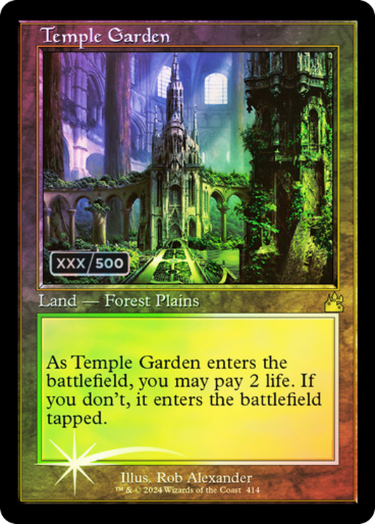 Temple Garden (RVR-414Z) - Ravnica Remastered Foil