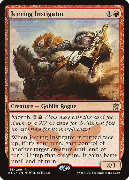 Jeering Instigator (KTK-113) - Khans of Tarkir Foil