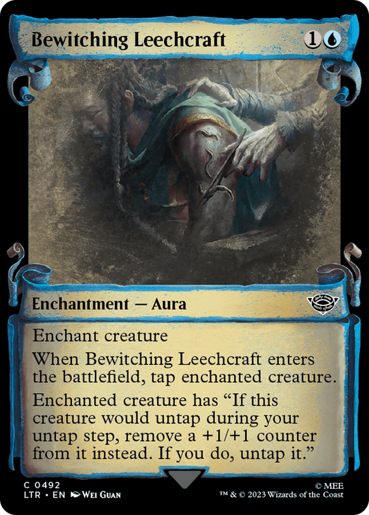 Bewitching Leechcraft (Showcase Scrolls) (LTR-492) - The Lord of the Rings: Tales of Middle-earth: (Showcase) Foil