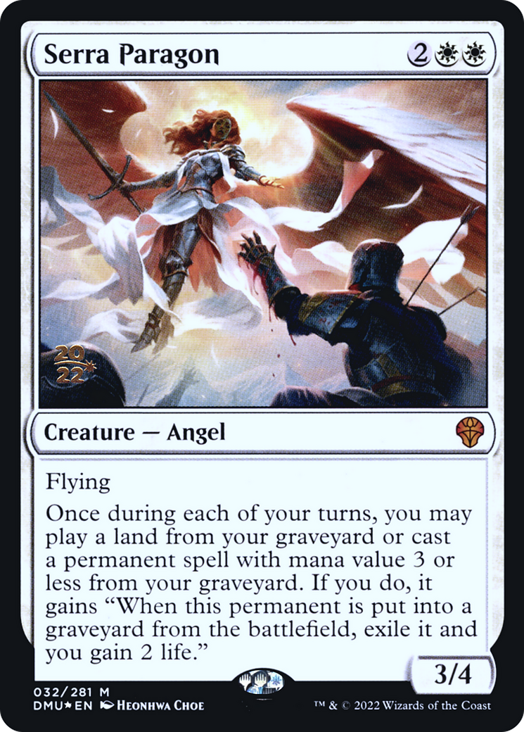 Serra Paragon (PRE-32S) - Dominaria United Promos (Prerelease) Foil