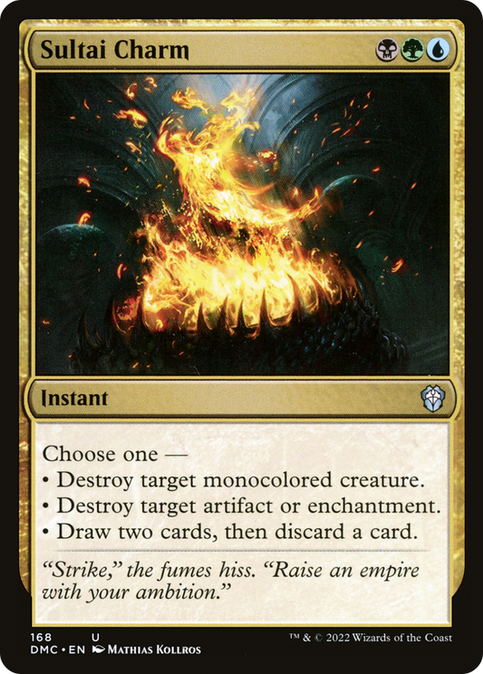 Sultai Charm (DMC-168) - Dominaria United Commander