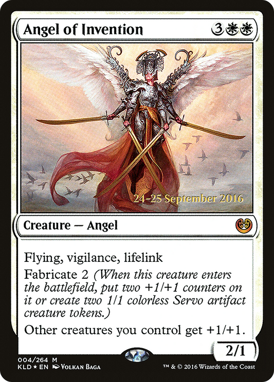 Angel of Invention (PRE-004) - Kaladesh Promos Foil