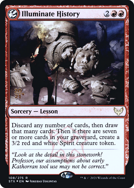 Illuminate History (PSTX-108S) - Strixhaven: School of Mages Promos: (lesson) Foil