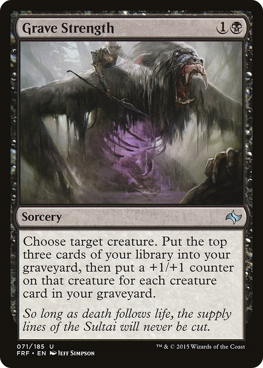 Grave Strength (FRF-071) - Fate Reforged