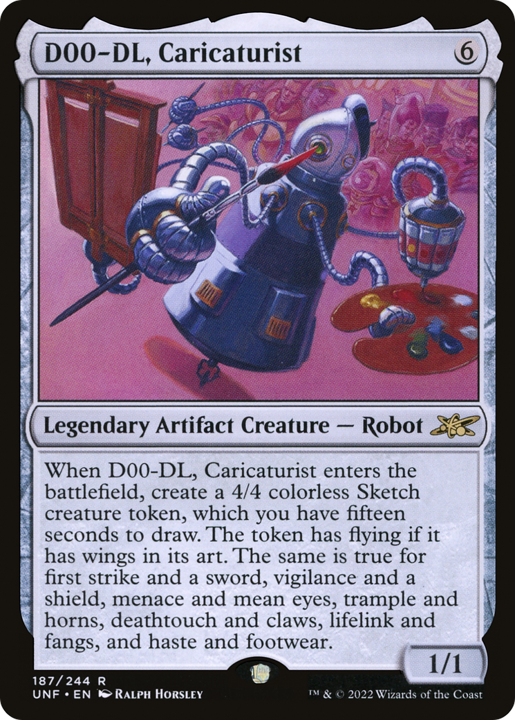 D00-DL, Caricaturist (UNF-187) - Unfinity Foil