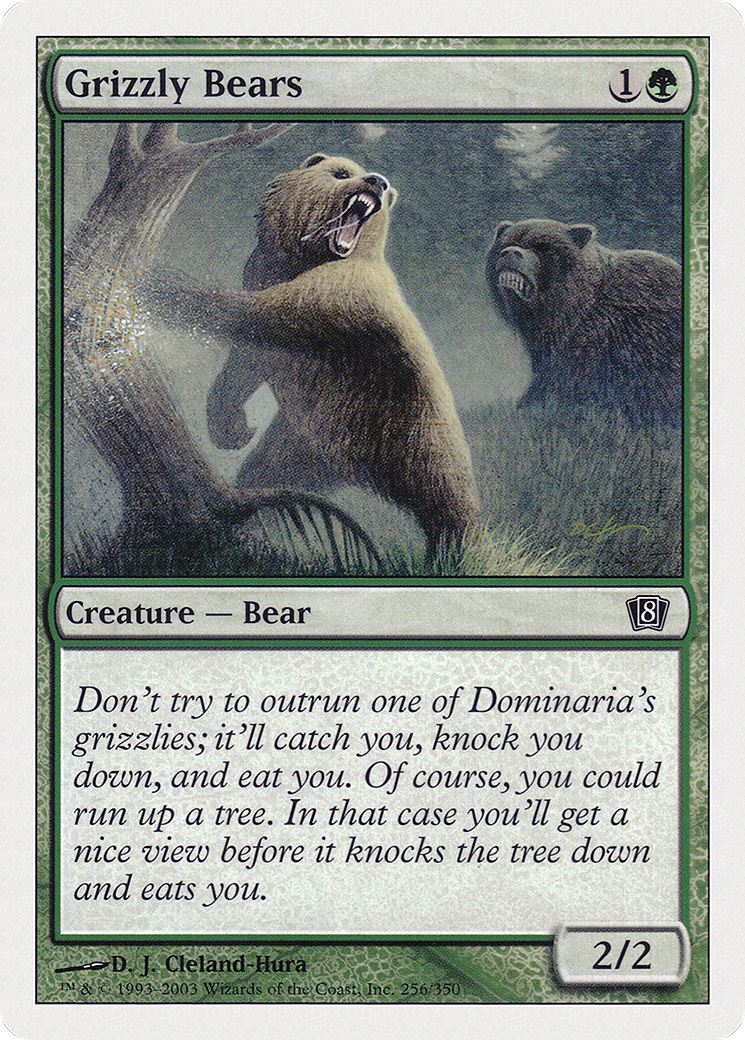 Grizzly Bears (8ED-256) - Eighth Edition
