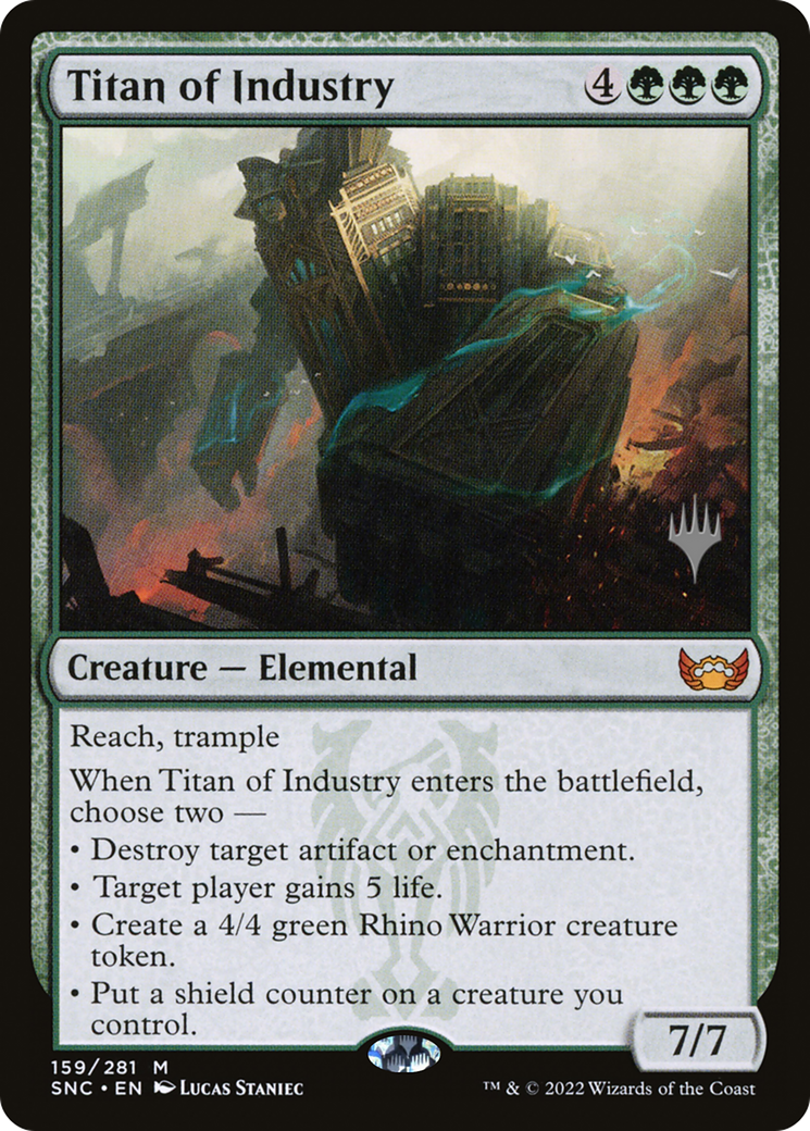 Titan of Industry (PPSNC-159) - Streets of New Capenna Promos Foil (Promo Pack)