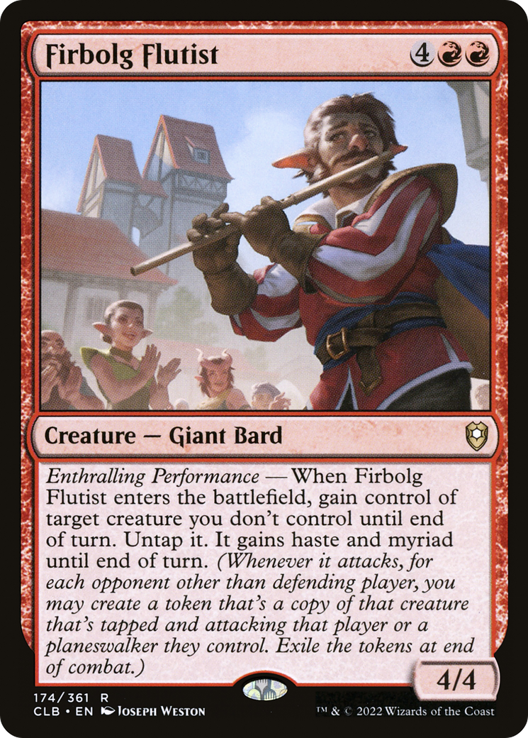 Firbolg Flutist (CLB-174) - Commander Legends: Battle for Baldur's Gate Foil