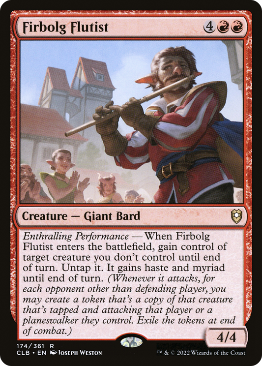 Firbolg Flutist (CLB-174) - Commander Legends: Battle for Baldur's Gate Foil