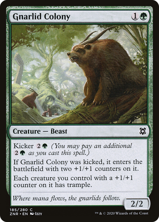 Gnarlid Colony (ZNR-185) - Zendikar Rising Foil