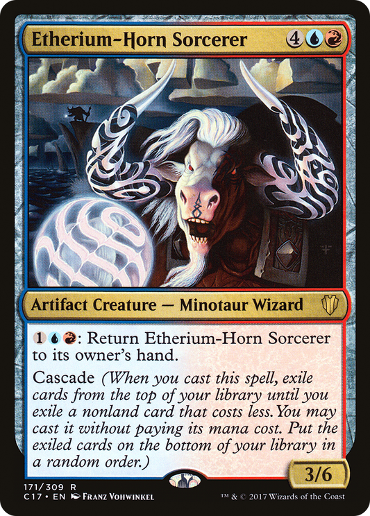 Etherium-Horn Sorcerer (C17-171) - Commander 2017
