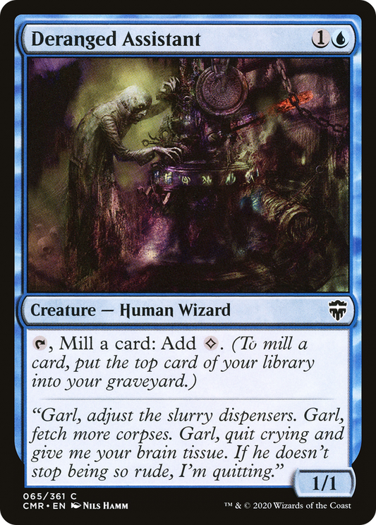 Deranged Assistant (CMR-065) - Commander Legends Foil