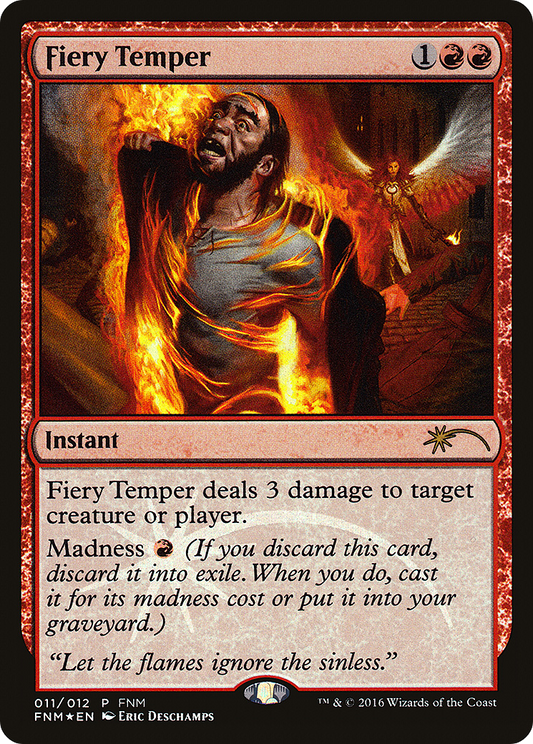 Fiery Temper (F16-011) - Friday Night Magic 2016 Foil