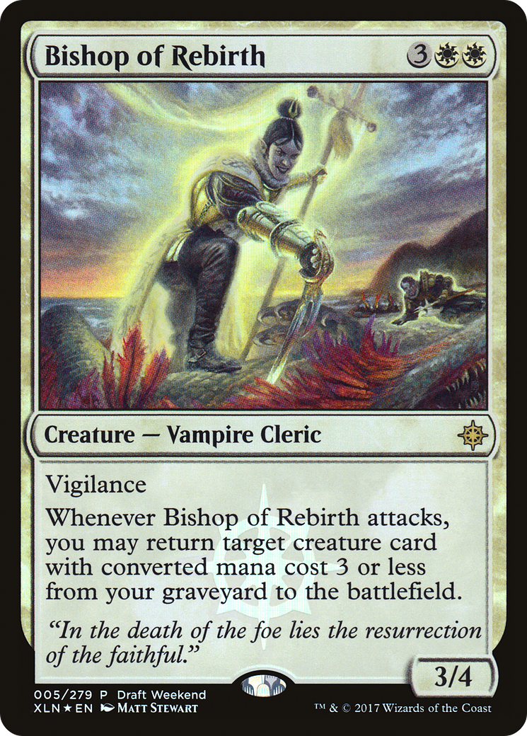 Bishop of Rebirth (PXLN-005) - Ixalan Promos Foil