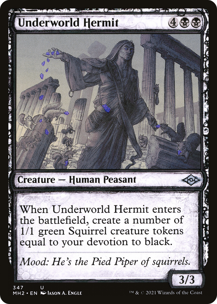 Underworld Hermit (MH2-347) - Modern Horizons 2: (Showcase)