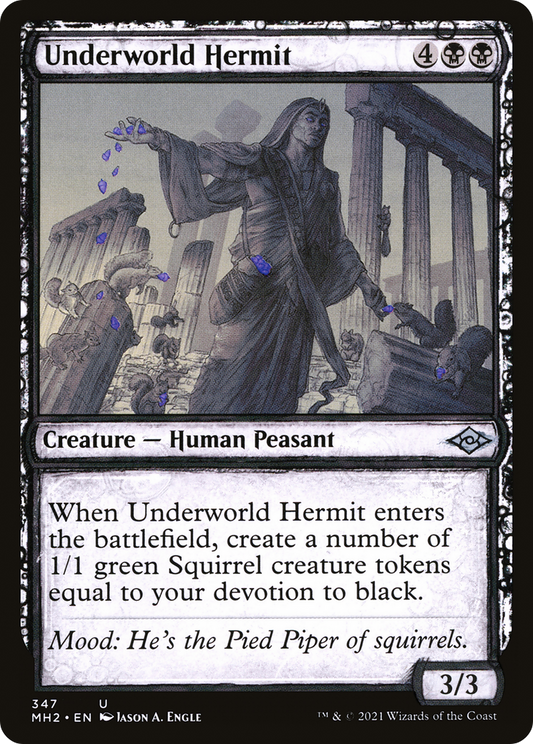 Underworld Hermit (MH2-347) - Modern Horizons 2: (Showcase) Foil