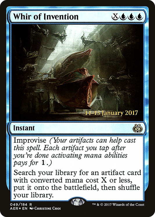 Whir of Invention (PAER-49S) - Aether Revolt Promos Foil