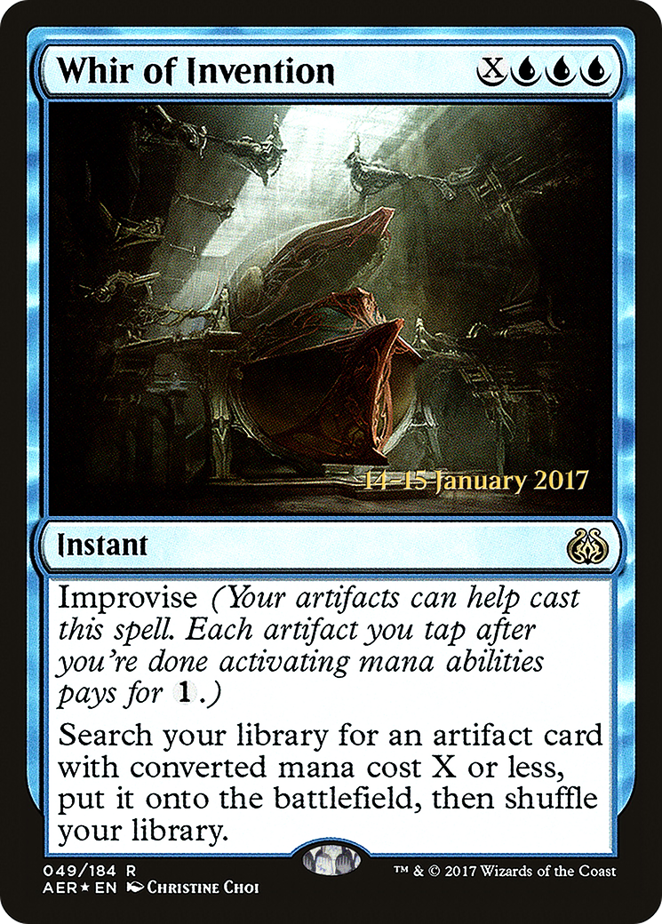 Whir of Invention (PRE-49S) - Aether Revolt Promos (Prerelease) Foil