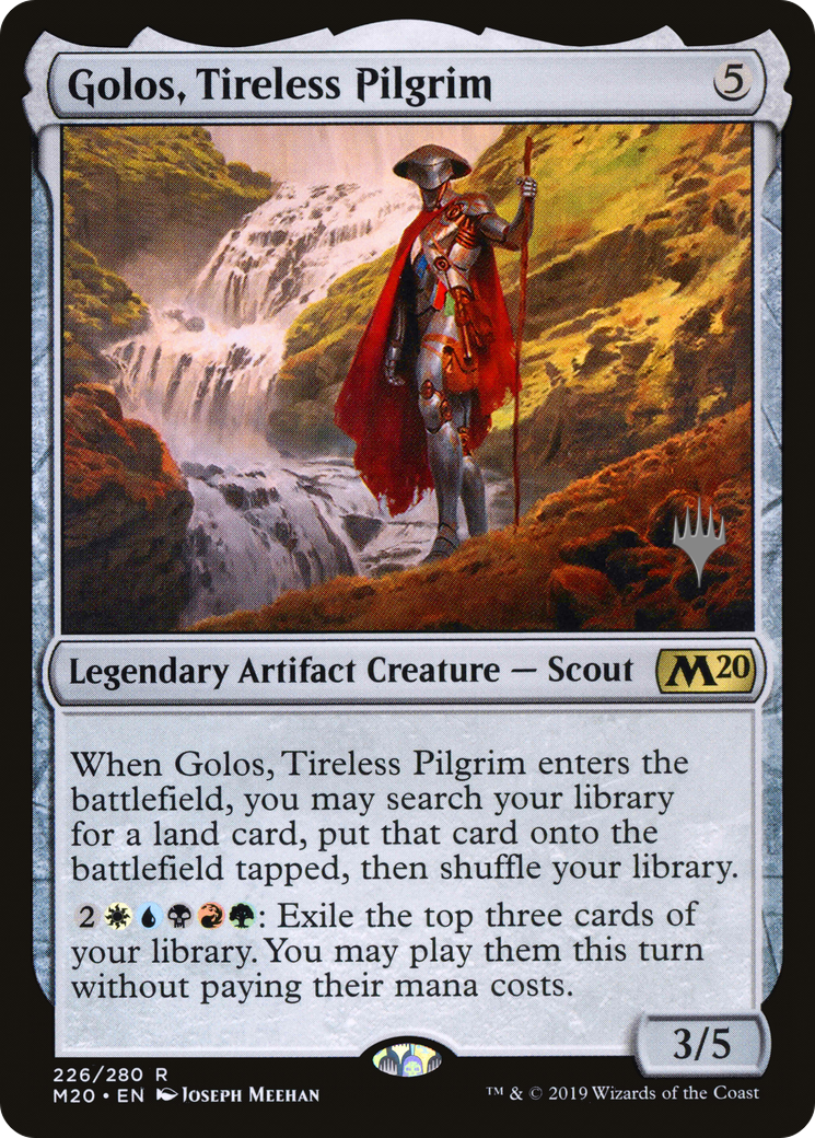 Golos, Tireless Pilgrim (PPM20-226P) - Core Set 2020 Promos Foil (Promo Pack)