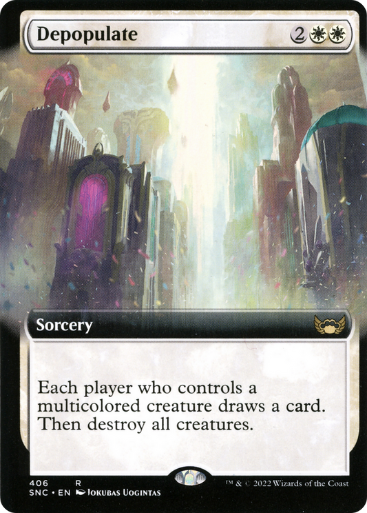 Depopulate (SNC-406) - Streets of New Capenna: (Extended Art)