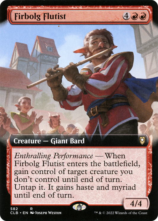 Firbolg Flutist (CLB-582) - Commander Legends: Battle for Baldur's Gate: (Extended Art) Foil