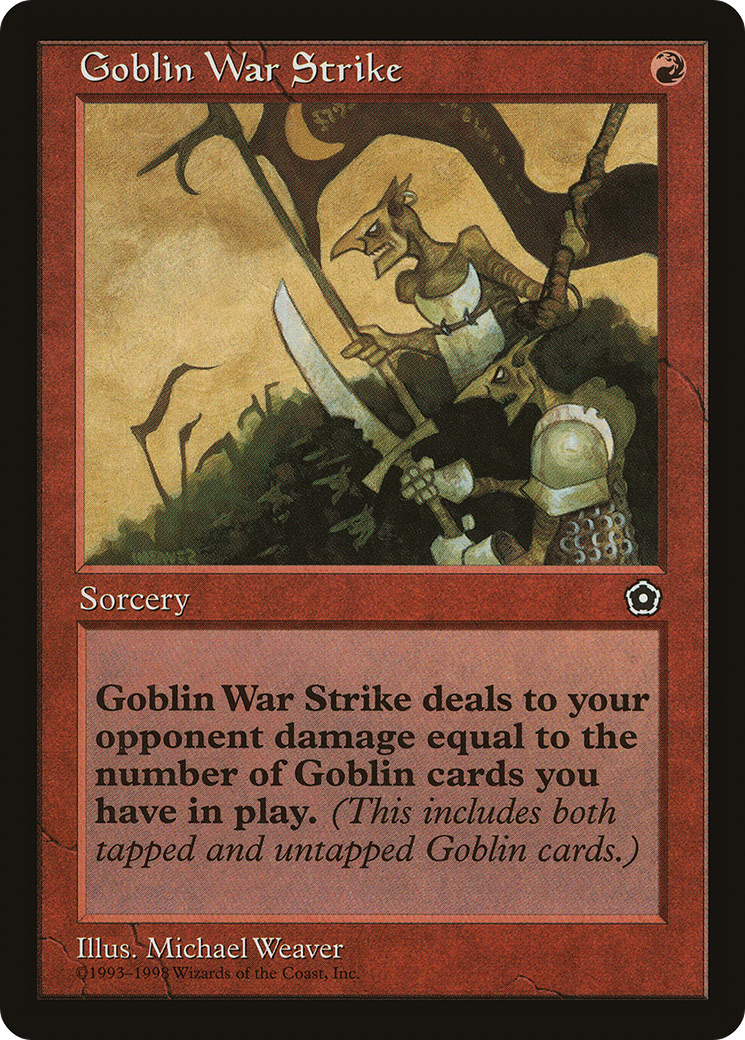 Goblin War Strike (P02-105) - Portal Second Age