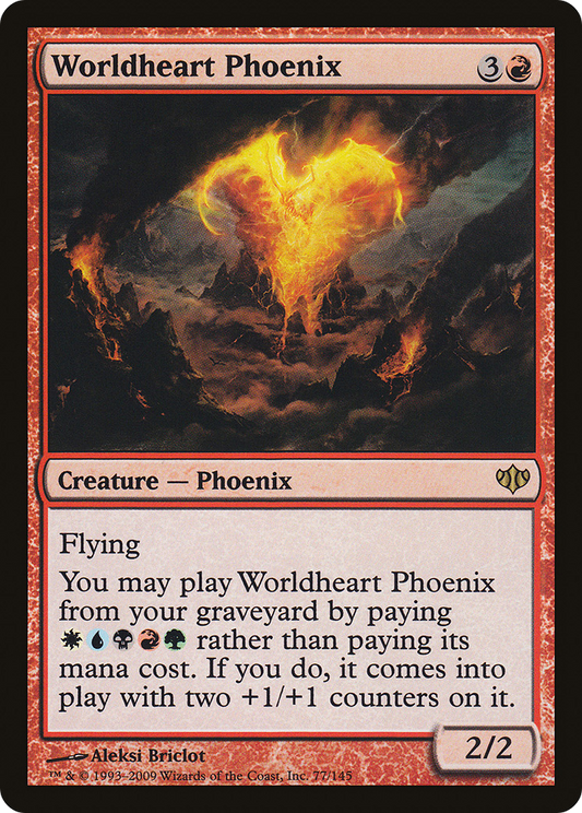 Worldheart Phoenix (CON-077) - Conflux Foil