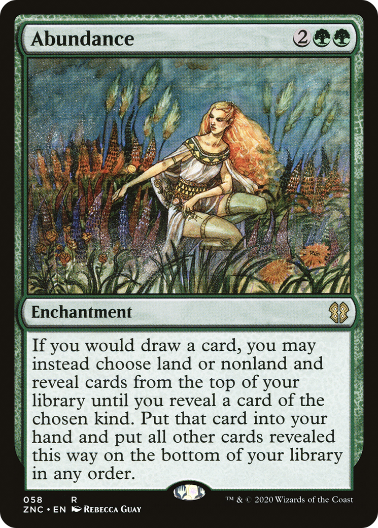 Abundance (ZNC-058) - Zendikar Rising Commander