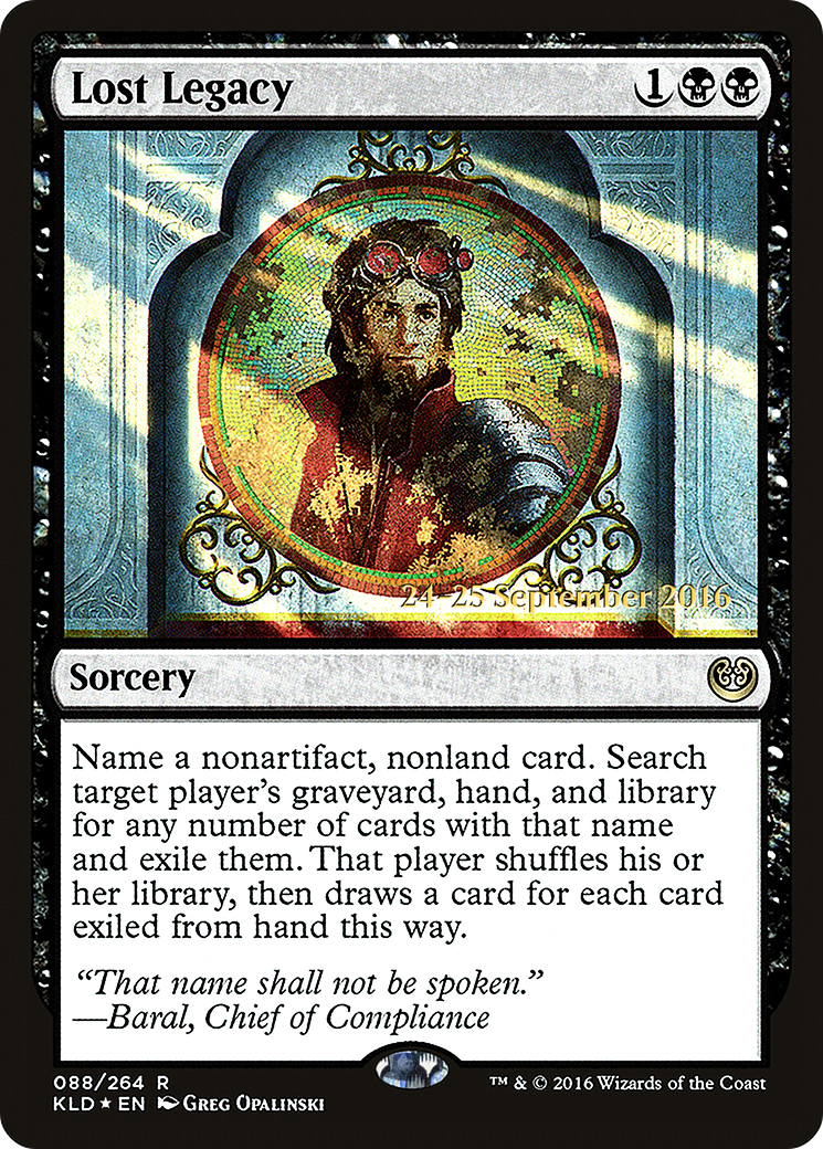 Lost Legacy (PRE-88S) - Kaladesh Promos (Prerelease) Foil