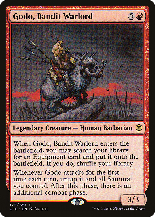 Godo, Bandit Warlord (C16-125) - Commander 2016