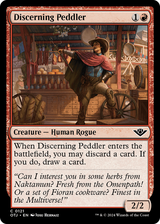 Discerning Peddler (OTJ-121) - Outlaws of Thunder Junction Foil