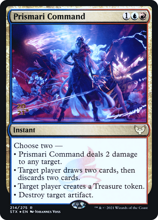 Prismari Command (PSTX-214S) - Strixhaven: School of Mages Promos Foil