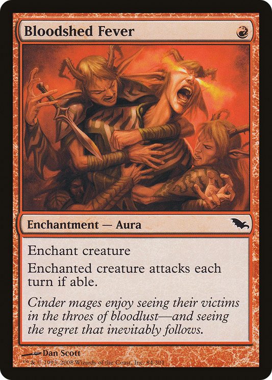 Bloodshed Fever (SHM-084) - Shadowmoor