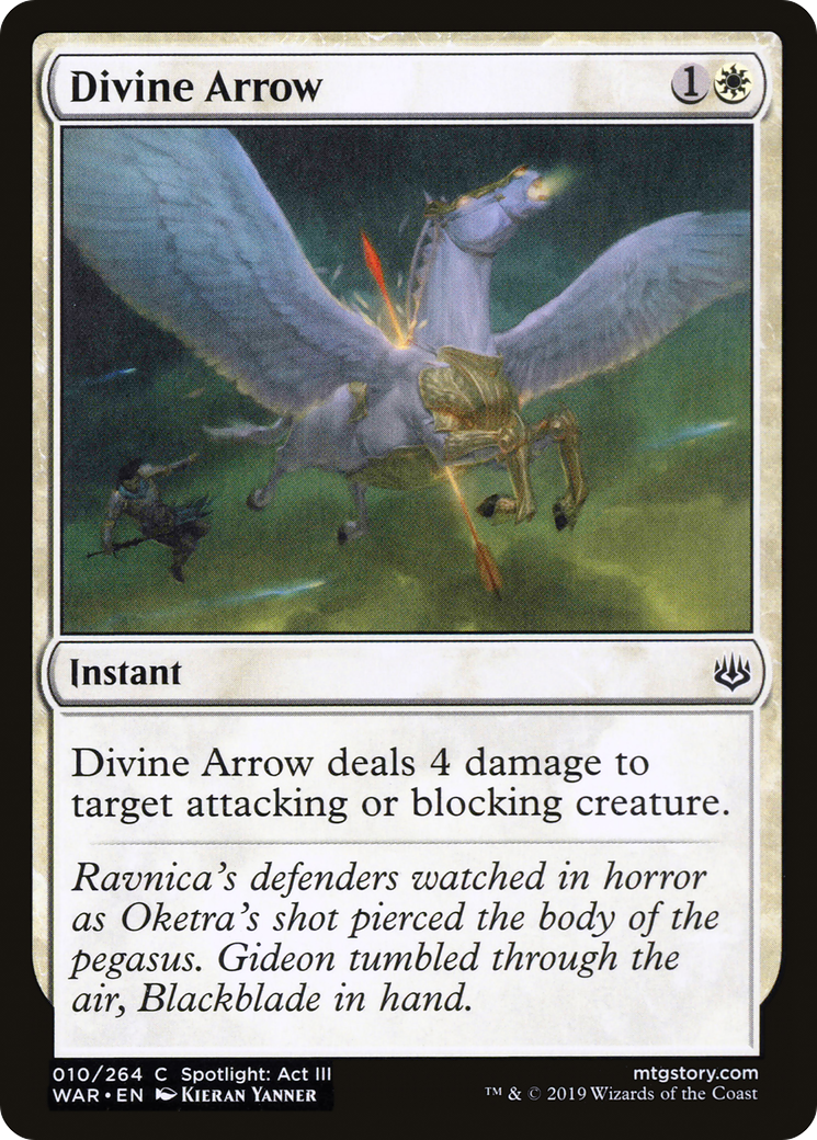 Divine Arrow (WAR-010) - War of the Spark Foil