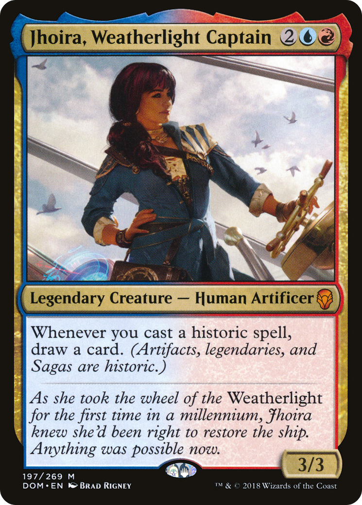 Jhoira, Weatherlight Captain (DOM-197) - Dominaria Foil