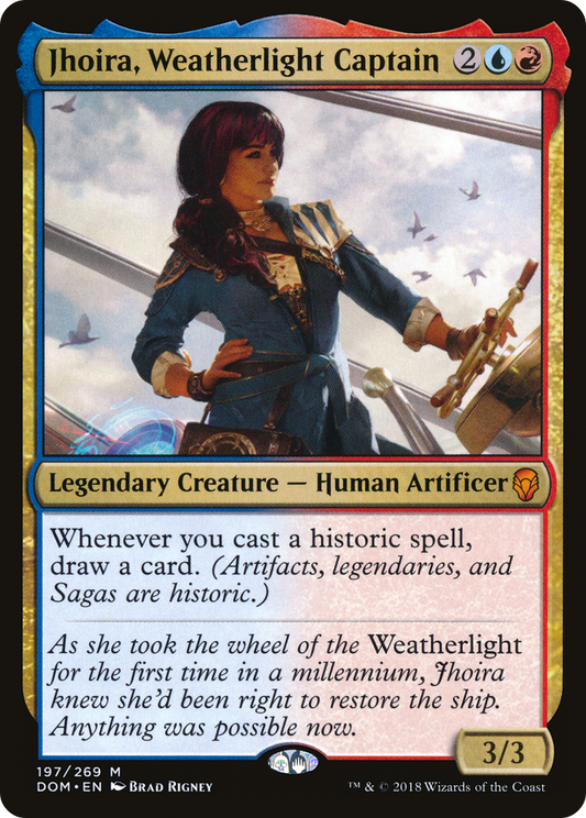 Jhoira, Weatherlight Captain (DOM-197) - Dominaria Foil