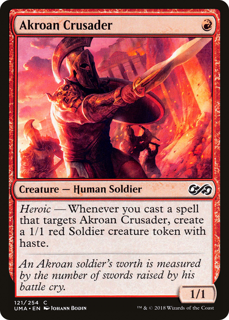 Akroan Crusader (UMA-121) - Ultimate Masters Foil