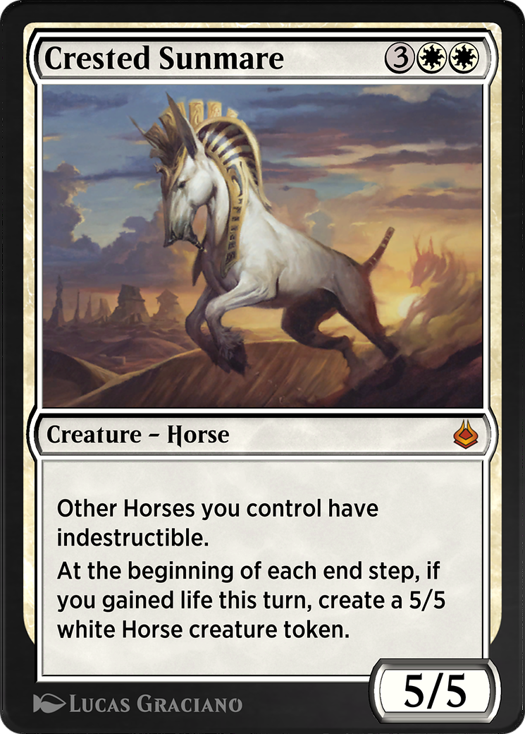 Crested Sunmare (AKR-011) - Amonkhet Remastered