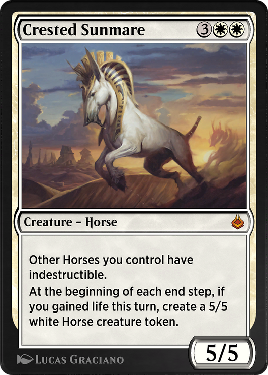 Crested Sunmare (AKR-011) - Amonkhet Remastered