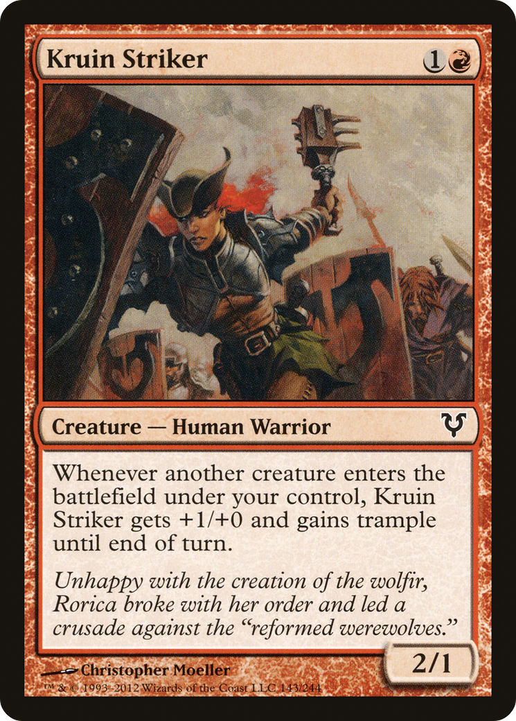 Kruin Striker (AVR-143) - Avacyn Restored Foil