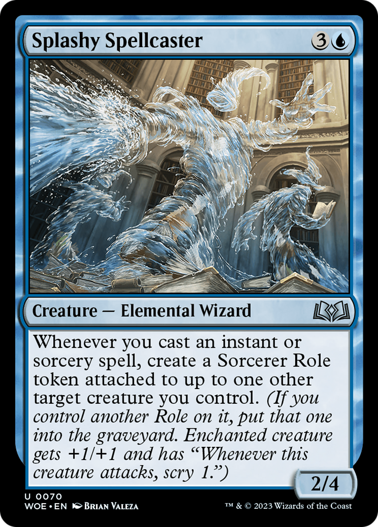 Splashy Spellcaster  (WOE-070) - Wilds of Eldraine
