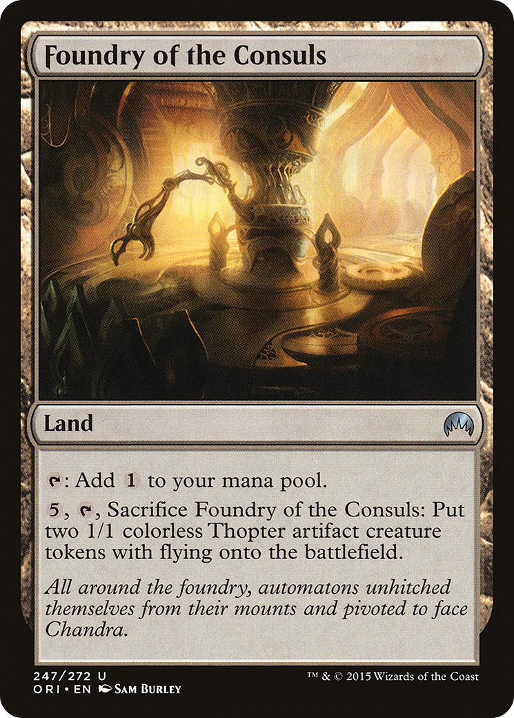 Foundry of the Consuls  (ORI-247) - Magic Origins Foil